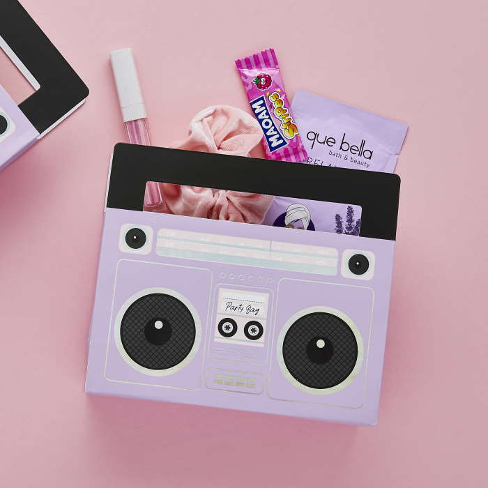 Boombox Party Bags: Retro 90s Party Bags 5 pack | Party Save Smile