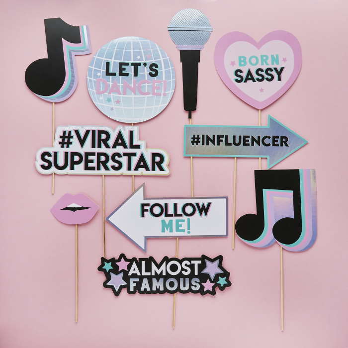 Let's Dance Photo Props 10 pack | Party Save Smile