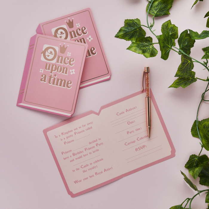 Once Upon a Time Birthday Invitations 10 Pack | Party Save Smile