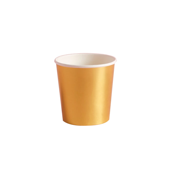 Gold Paper Shot Cups Pack of 10 | Party Save Smile