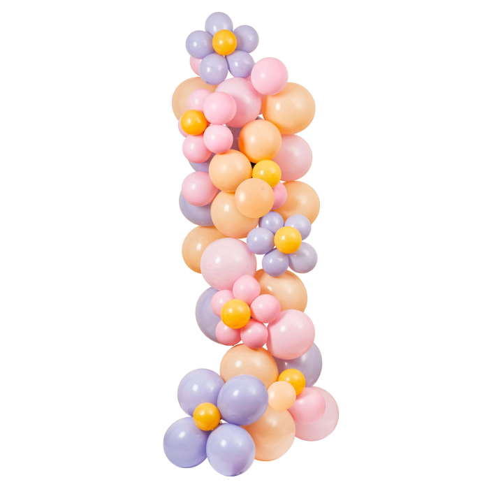 Flower Power Balloon Arch Decoration Kit | Party Save Smile