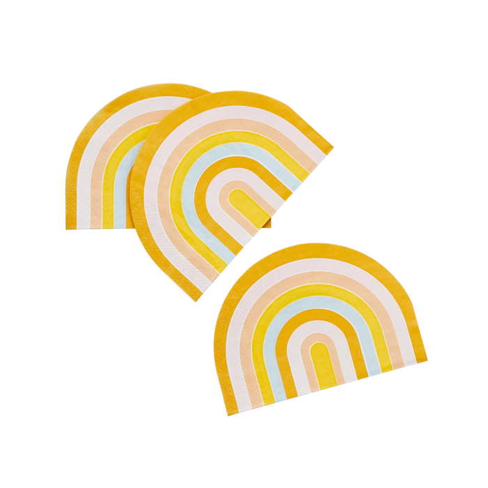 Rainbow Napkins 16 Pack