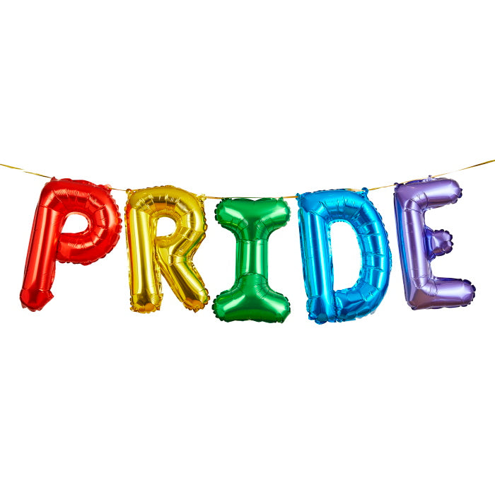 Pride 16 inch Foil Balloon Garland | Party Save Smile