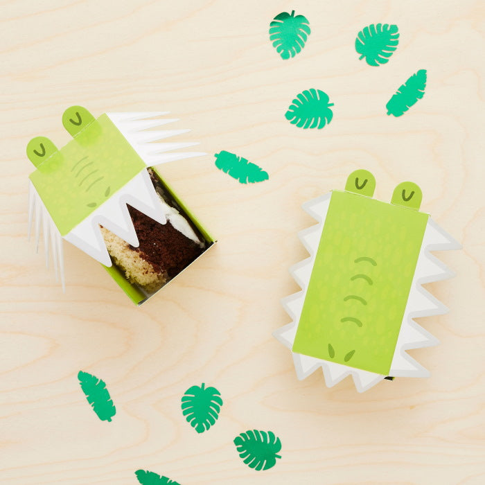 Crocodile Mini Cake Boxes 10 Pack | Party Save Smile