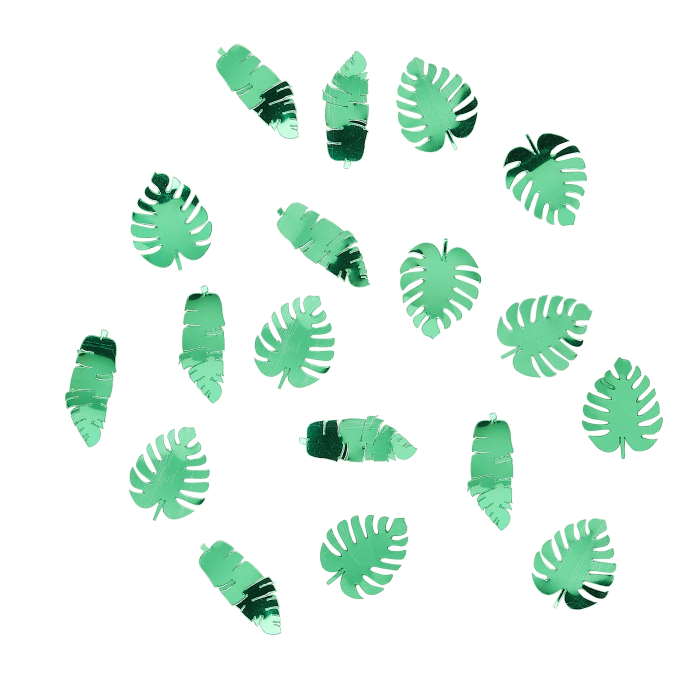 Tropical Leaf Confetti 14 Grams | Party Save Smile