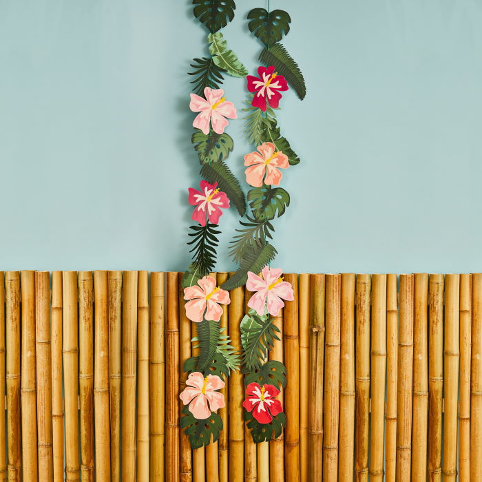 Tropical Hawaiian Hanging Decoration 2 Pack | Party Save Smile