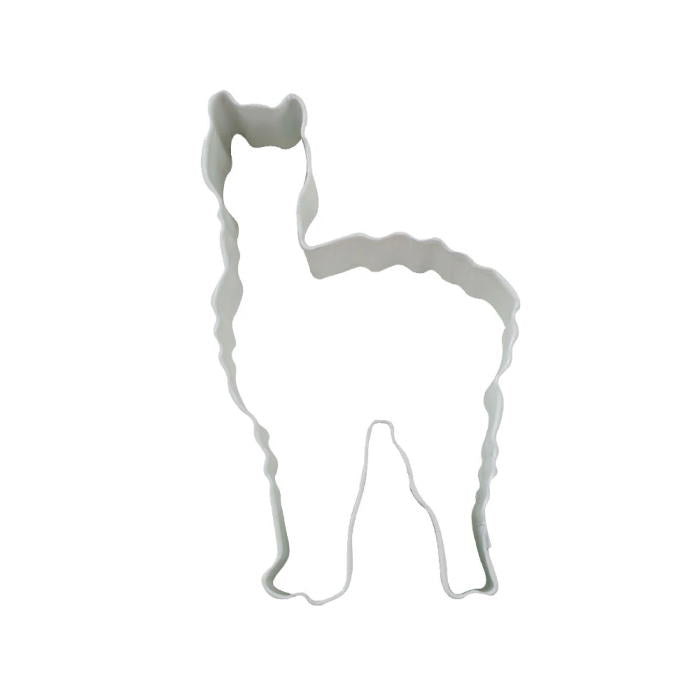 Llama Shaped Cookie Cutter: Biscuit Cutter 10cm | Party Save Smile