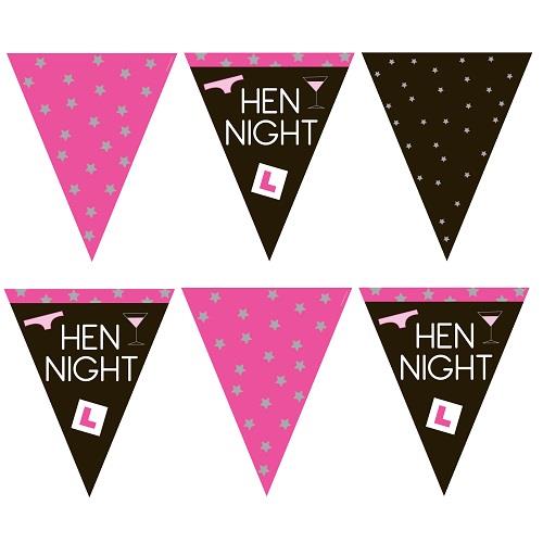 Hen Night Party Bunting L Plate | Party Save Smile