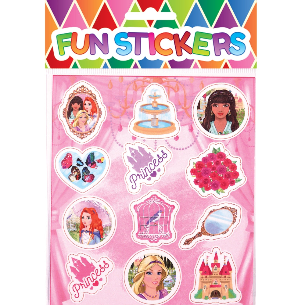 Princess Stickers Sheet: Party Bag Filler | Party Save Smile
