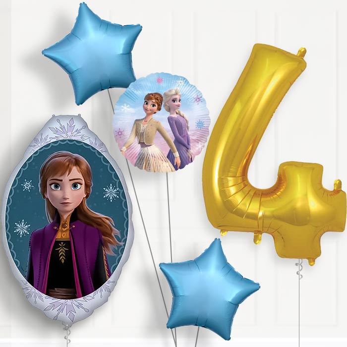 Frozen Anna 4th Birthday Balloon Package | Party Save Smile
