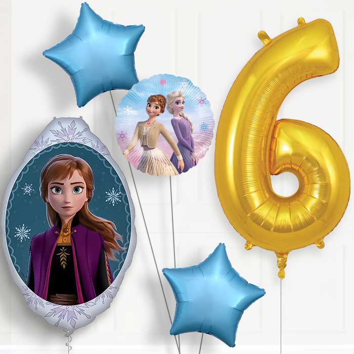 Frozen Anna 6th Birthday Balloon Package | Party Save Smile