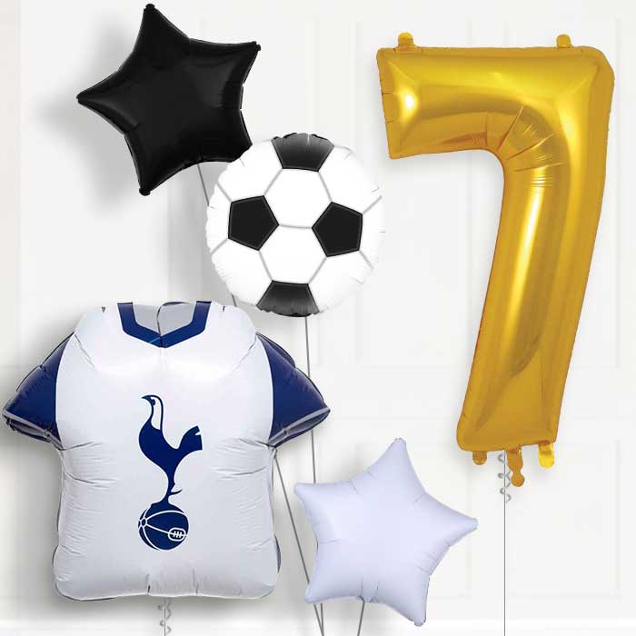 Tottenham Hotspur Football 7th Birthday Balloon Package - 7th Birthday Balloon Package | Party Save Smile