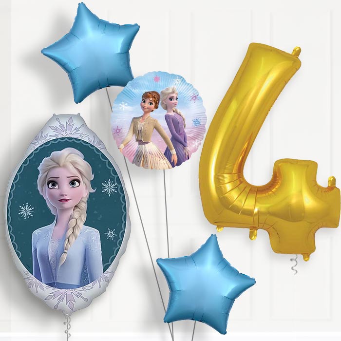 Frozen Elsa 4th Birthday Balloon Package | Party Save Smile