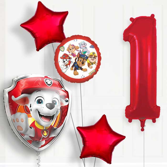 Marshall Paw Patrol 1st Birthday Balloon Package | Party Save Smile