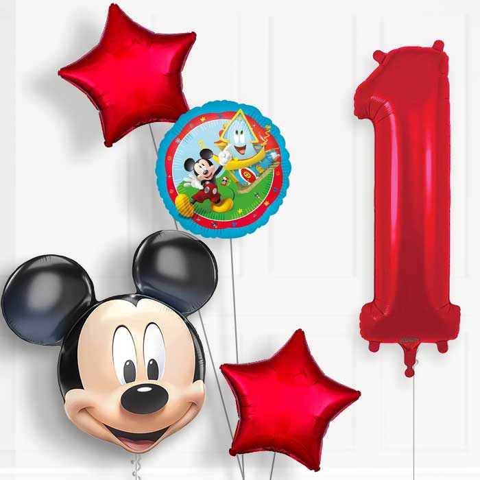 Mickey Mouse Head 1st Birthday Balloon Package | Party Save Smile