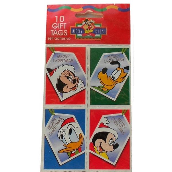 Mickey Mouse Christmas Gift Tags | Party Save Smile