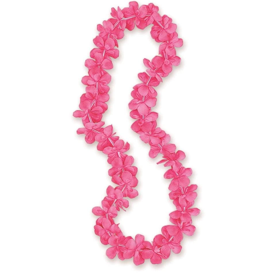 Hot Pink Hawaiian Leis: Hawaiian Party Accessory | Party Save Smile