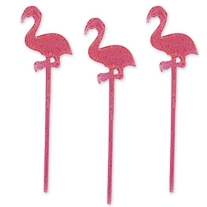 Pink Flamingo Tropical Hawaiian Party Cocktail Drink Party Picks | Party Save Smile