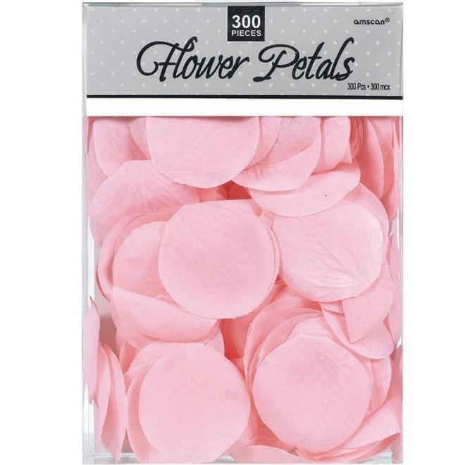 Pink Fabric Rose Petal Confetti Decoration 300 Petals | Party Save Smile