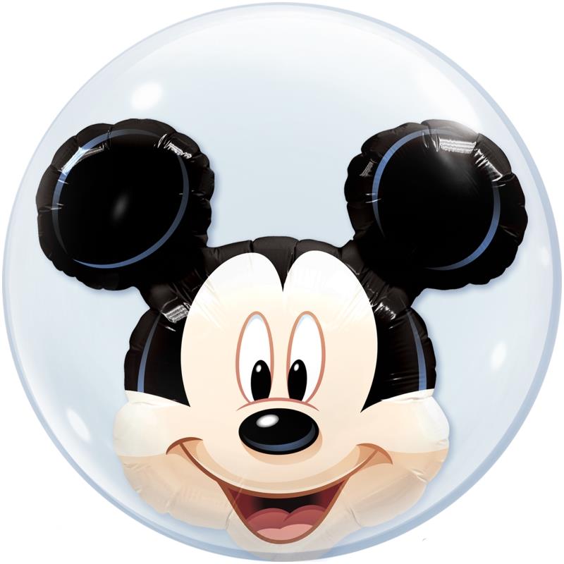 Mickey Mouse 22 inch Qualatex Double Bubble Party Balloon | Party Save Smile