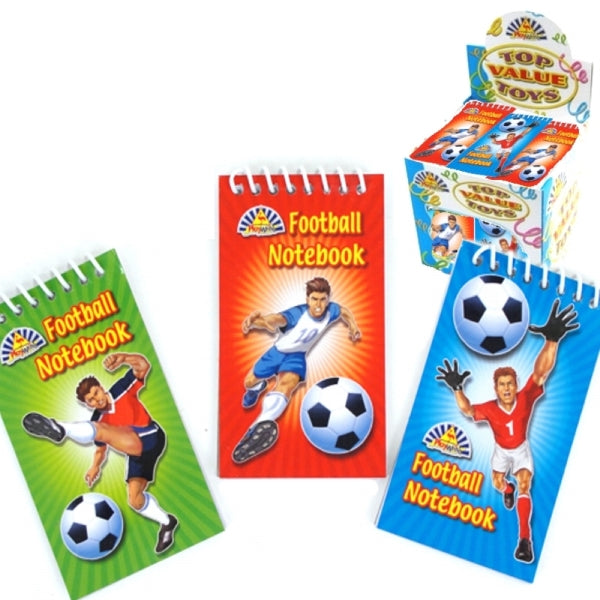 Mini Note Pad Football: Football Party Bag Filler | Party Save Smile