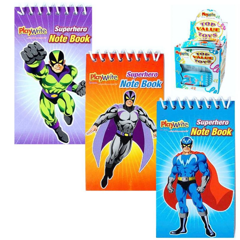 Superhero Notebooks Mini Party Bag Filler