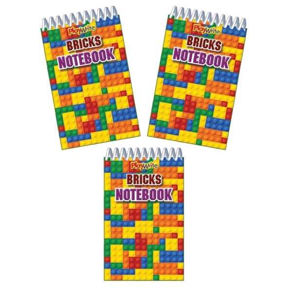 Mini Brick Notebook Party Bag Filler | Party Save Smile