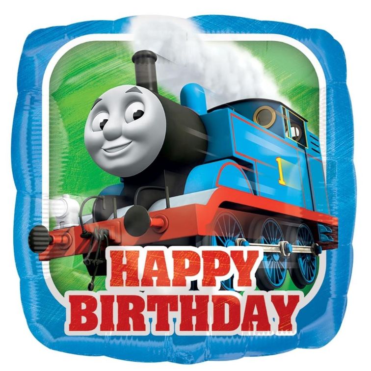 Thomas & Friends Happy Birthday Foil Balloon 18 Inch | Party Save Smile