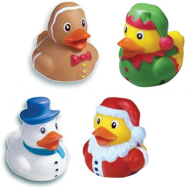 Christmas Rubber Novelty Ducks | Party Save Smile