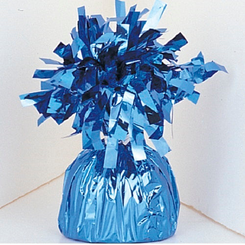 Frilly Baby Blue Balloon Weights 175 Grams