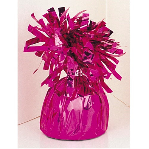 Frilly Hot Pink Balloon Weights 175 Grams