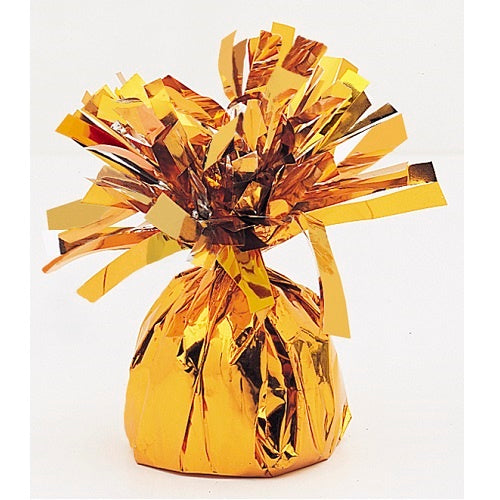 Frilly Orange Balloon Weights 175 grams