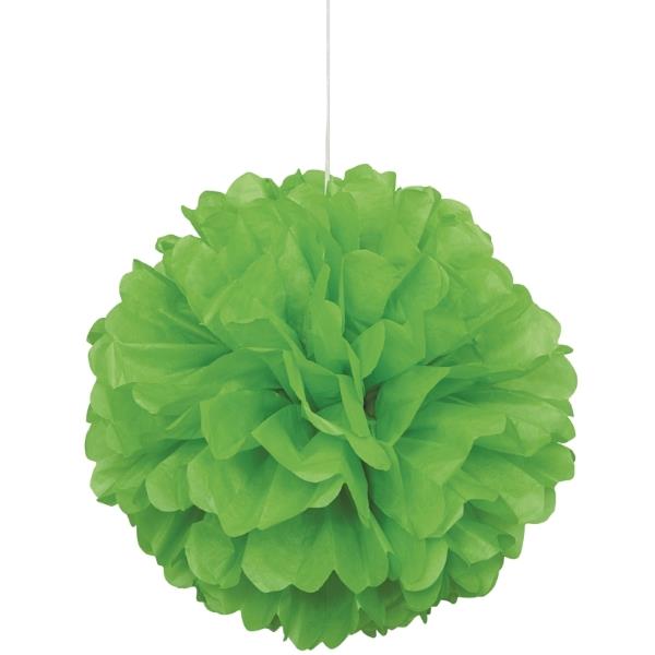 Lime Green Decorative Balls: 16 inch Hanging Decorations | Party Save Smile