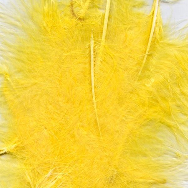 Yellow Feathers for Crafting 8 grams | Party Save Smile