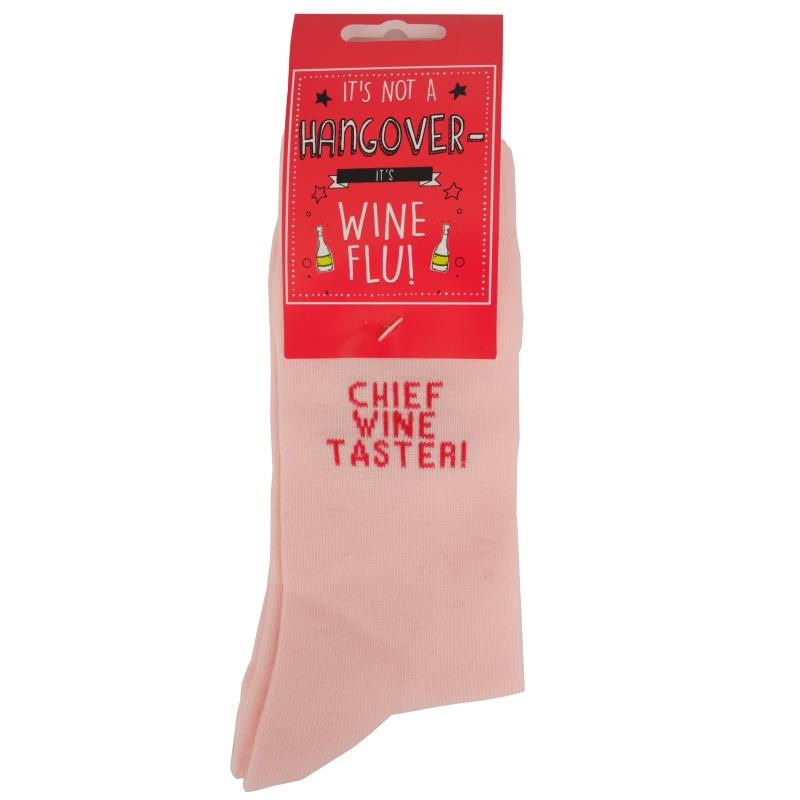 Chief Wine Taster Socks Novelty Socks | Party Save Smile