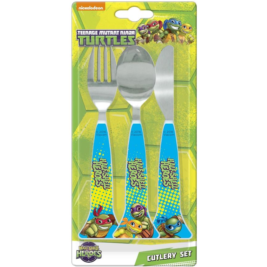 Turtles HSH Knife Fork Spoon Cutlery Set | Party Save Smile