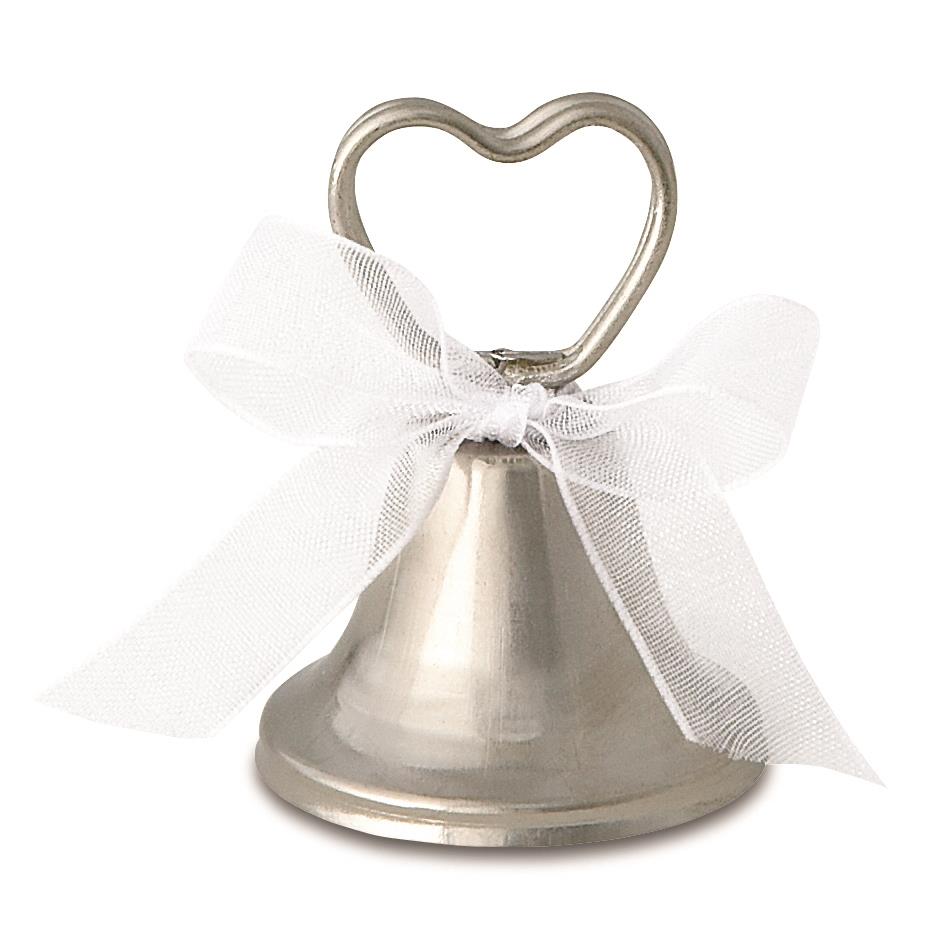 Silver Bell Wedding Place Card Holders | Party Save Smile