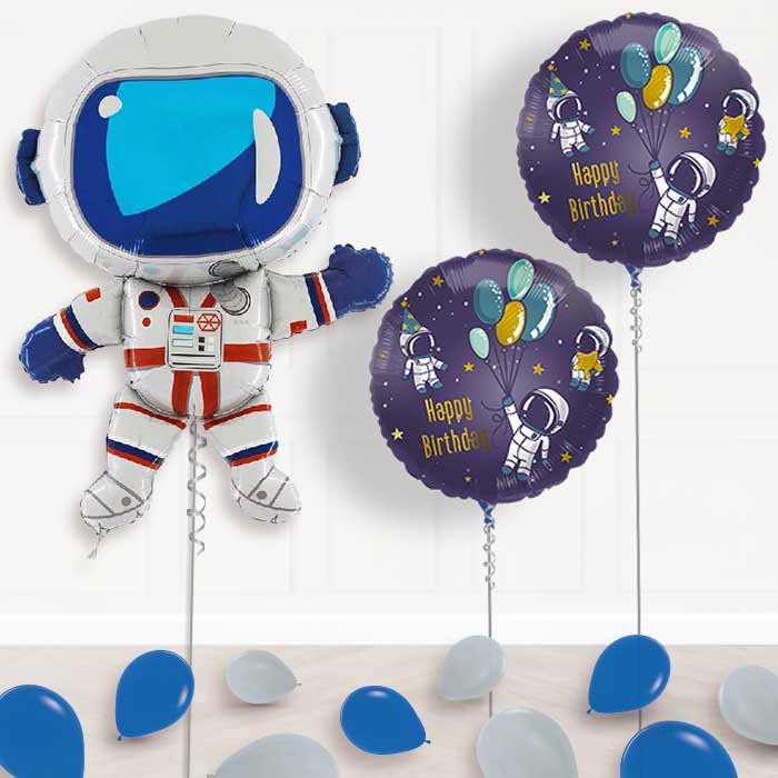 Astronaut Helium Balloon Package in a Box
