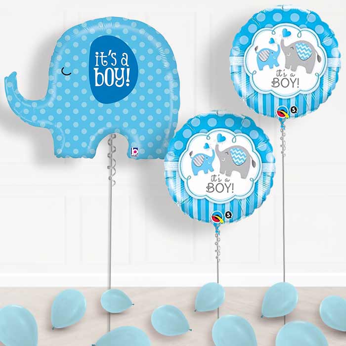 It's a Boy Baby Shower Balloon Display - Package | Party Save Smile