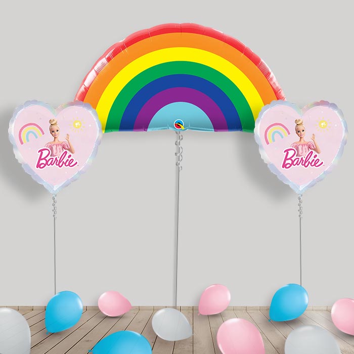 Inflated Barbie Helium Balloon Package in a Box - Package | Party Save Smile