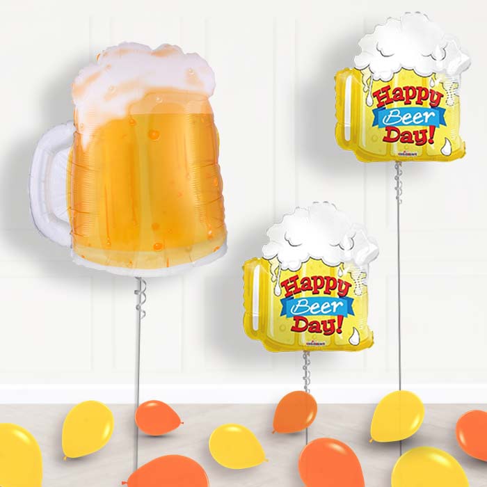 Beer Mug Balloon Package Delivered - Package | Party Save Smile