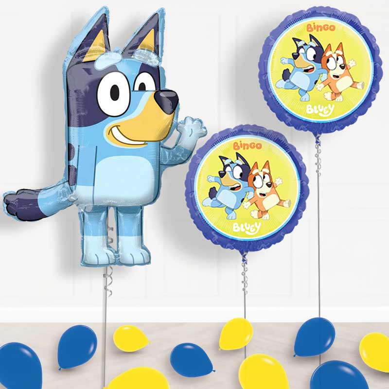 Bluey Balloon Display Package Delivered Inflated - Package | Party Save Smile