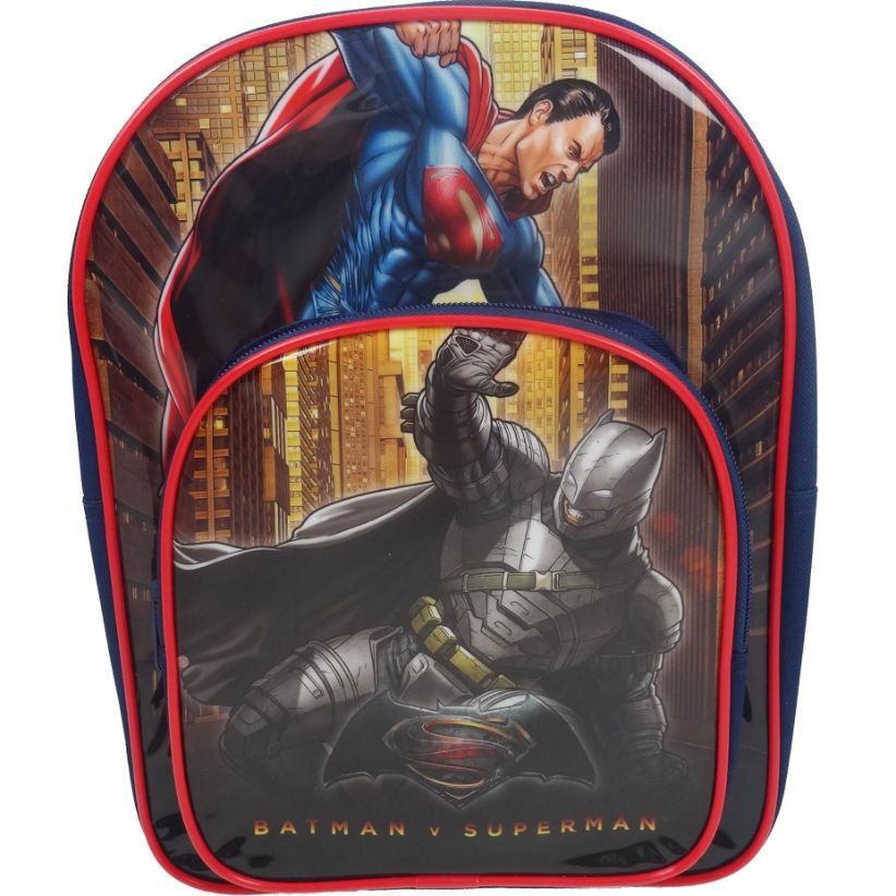 Batman vs Superman Backpack - Front Zip | Party Save Smile