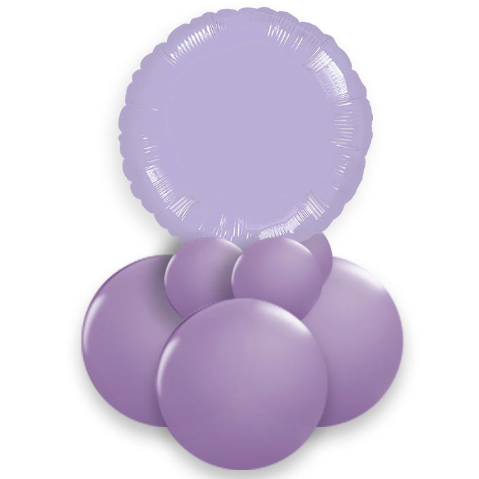 Lilac Balloon Table Centrepiece
