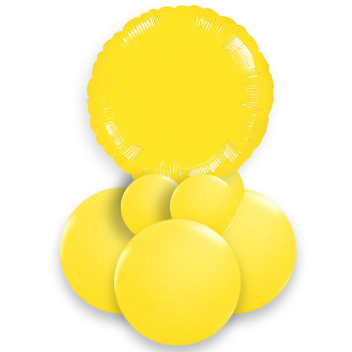 Yellow Balloon Table Centrepiece