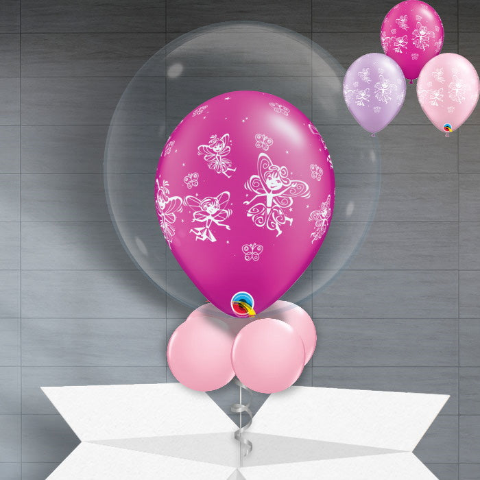 Personalisable Fairy Balloon in a Box - Bubble Balloon | Party Save Smile