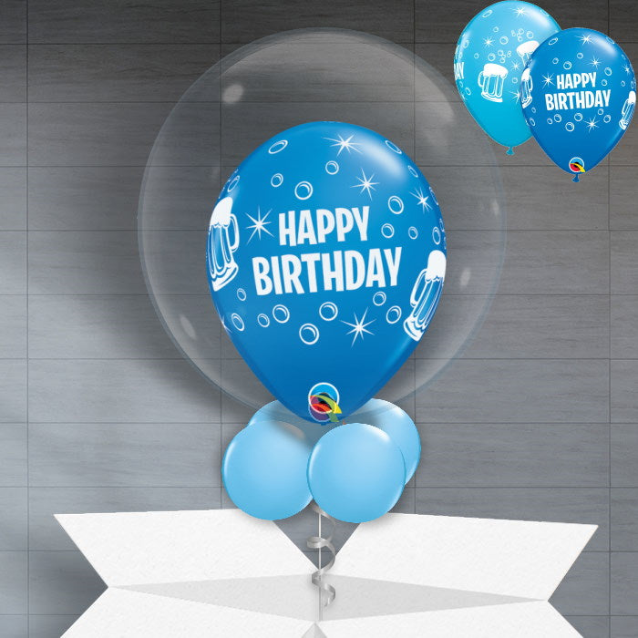 Personalisable Beer Balloons in a Box - Bubble Balloon | Party Save Smile