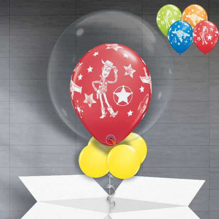 Personalisable Toy Story Bubble Balloon in a Box Delivered - Bubble Balloon | Party Save Smile