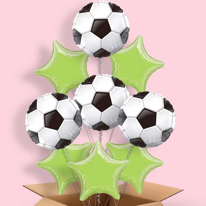 Football Helium Balloon in a Box - 9 Balloon | Party Save Smile