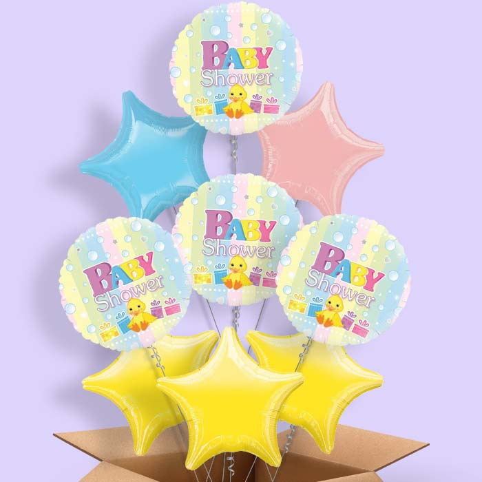 Duck Baby Shower Helium Balloon in a Box - 9 Balloon | Party Save Smile